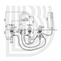 Смеситель для ванны ванны Bianchi Amelix (VSCAML110800CRM) 113333