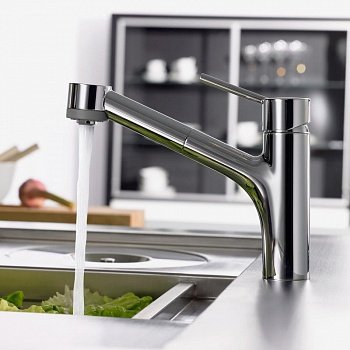 Смеситель кухонный Hansgrohe Talis S с выдвижным душем (32841000) фото