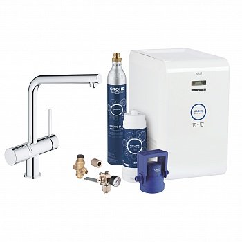 Смеситель для умывальника Grohe Blue Minta Chilled + Sparkling (31347002) фото