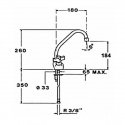 Смеситель кухонный Teka 1820 Capricho L (BR) 56913881B 118972