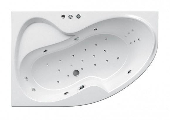 Гидромассажная ванна Ravak Rosa II L 160x105 Beauty Ultra белый (GMSR0768)
