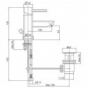 Смеситель для умывальника Bianchi (LVBKBK2002IACRM) 102955