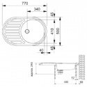 Кухонная мойка Franke ROG 611 шторм (114.0381.066) 38921