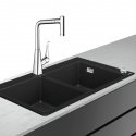 Кухонный комплект мойка со смесителем Hansgrohe C51-F770-05 (43216000) 202360