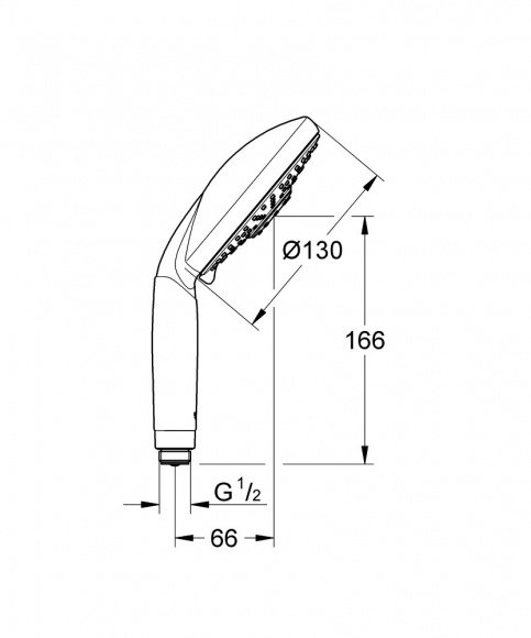 Ручной душ Grohe Rainshower Classic 130 (28764000)