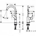 Смеситель для умывальника Hansgrohe Logis (71131000) 195709