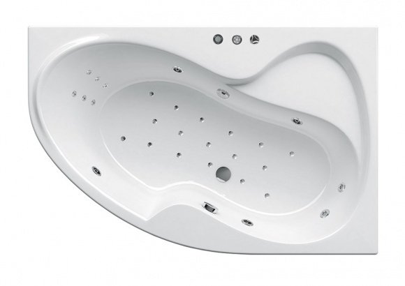 Гидромассажная ванна Ravak Rosa II R 160x105 Beauty Ultra антик (GMSR0795)