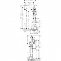 Смеситель для ванны Hansgrohe Talis S напольный (72412000) 157377