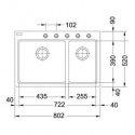 Кухонная мойка Franke FIG 620-80 оникс (114.0367.675) 1091