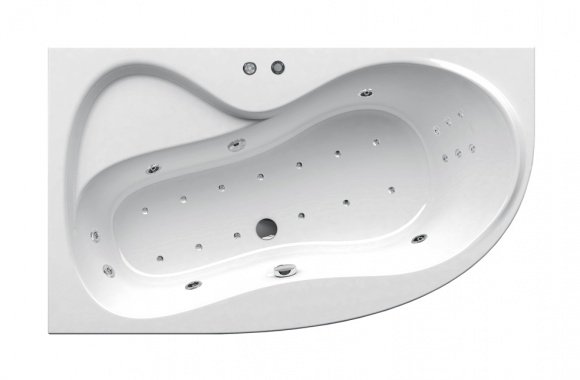 Гидромассажная ванна Ванна ROSA 95 L 160х95  Power Ultra белый (GMSR1333)
