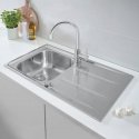 Кухонная мойка из нержавеющей стали со смесителем Grohe Concetto матовая (31570SD0) 159688