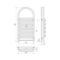 Полотенцесушитель водяной Laris Лиана П 400х900 (71207099) 95310