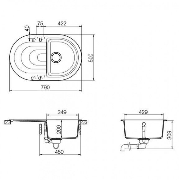 Кухонная мойка Schock RONDA D100 S Colorado-08 (26044508)