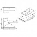 Кухонная мойка Apell Amalthea Satin (SQ72ISC) 152998
