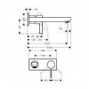 Наружная часть смесителя для умывальника Hansgrohe Metris S (31163000) 47270