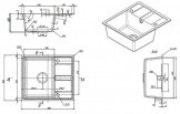 Кухонная мойка Schock DIY D100 XS Onyx-10 (15034510) 6963