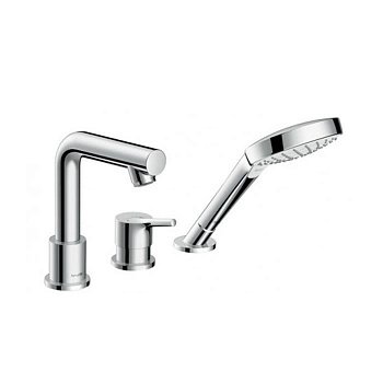 Смеситель для ванны Hansgrohe Talis S на 3 отверстия (72416000) фото