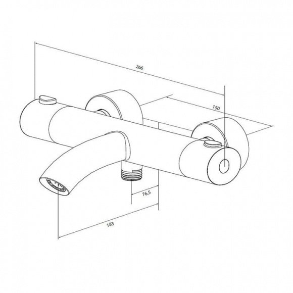 Термостат для ванны AM PM SENSE (F7550064)