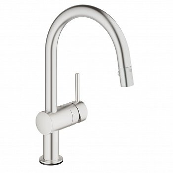 Смеситель кухонный Grohe Minta Touch сенсорный матовый хром (31358DC1) фото