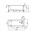 Ванна акриловая Kolpa San Adela 150x70 (740742) 136283