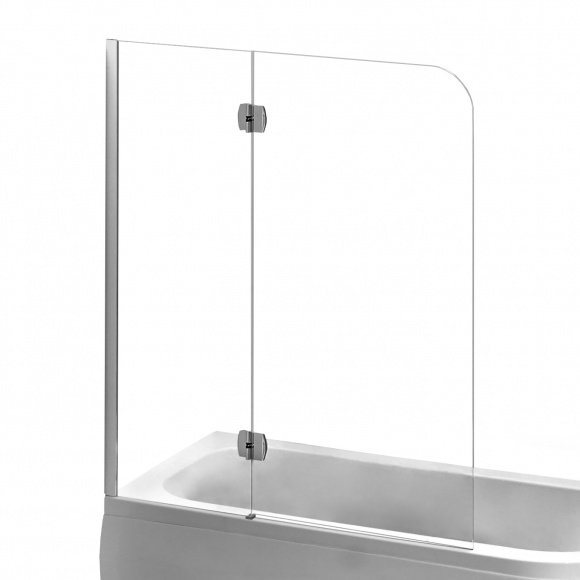Шторка для ванны Eger 120 см хром левая (599-120CH/L)