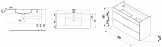 Умывальник Jika Lyra Plus 80 см мебельный (H8133870001041) 127067