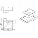Кухонная мойка Apell Amalthea Satin (SQ50ISC) 153001