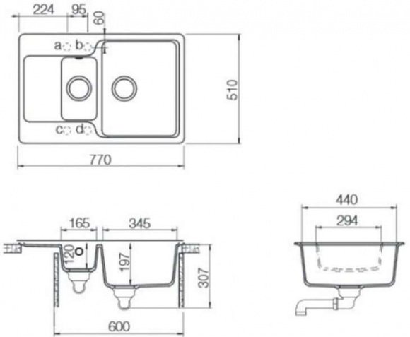 Кухонная мойка Schock MANHATTAN D150 S Everest-26 (22076026)