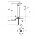 Смеситель для умывальника Grohe Eurostyle высокий (23570003) 130683