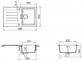 Кухонная мойка Schock PRIMUS D100 Inox-12 (24044512) 7170