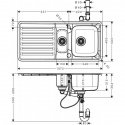 Кухонная мойка Hansgrohe S4113-F540 (43339800) 153768