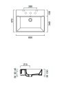 Умывальник Catalano PREMIUM 60х47 см (160VP00) 137455