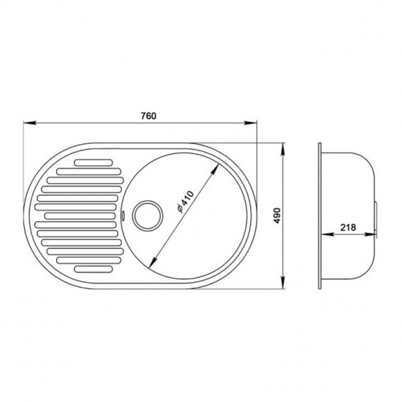 Кухонная мойка Lidz 780x500/200 COL-06 (LIDZCOL06780500200)