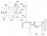 Кухонная мойка Franke BFG 651-78 оникс (114.0272.603) 38151