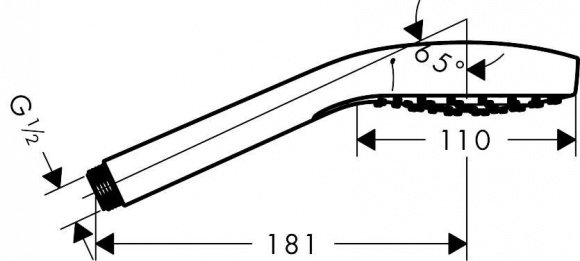 Ручной душ Hansgrohe Croma Select S (26804400)