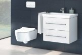 Тумба под умывальник Villeroy&Boch Avento подвесная квадратная 56.7х44.7х52 белый глянец (A88900B4) 145124