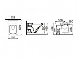 Унитаз подвесной с сидением  IDEVIT Vega  (SETK2804-0606-001-1-10000) 169899