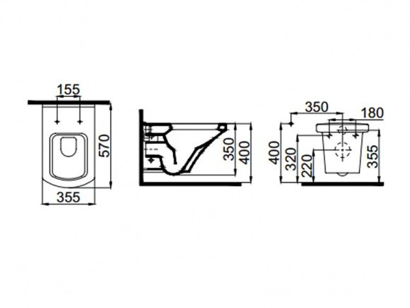 Унитаз подвесной с сидением  IDEVIT Vega  (SETK2804-0606-001-1-10000)