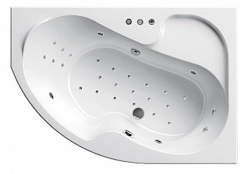 Гидромассажная ванна Ванна ROSA R 150х105 Beauty Ultra антик (GMSR1206) фото