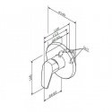 Смеситель для душа скрытого монтажа AM PM GEM (F9065000) 127661