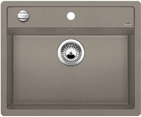 Кухонная мойка Blanco Dalago 6 Silgranit серый беж с клапаном-автоматом (517320)