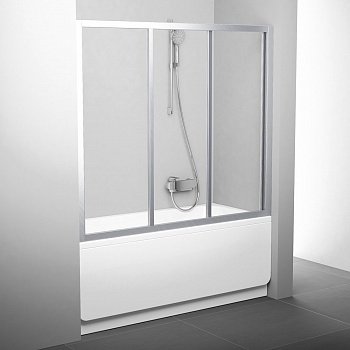 Шторка для ванны Ravak AVDP3-150 сатин transparent фото
