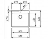 Кухонная мойка Teka FORLINEA R15 50.40 полированная (12138020) 3028