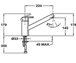 Смеситель кухонный Teka Elan LC хром (35911902) 52929