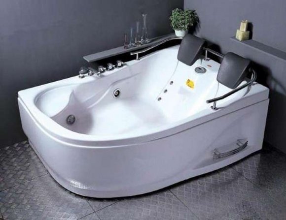 Гидромассажная акриловая ванна Appollo 180х124 R правая с пневмокнопкой (АТ-0919)