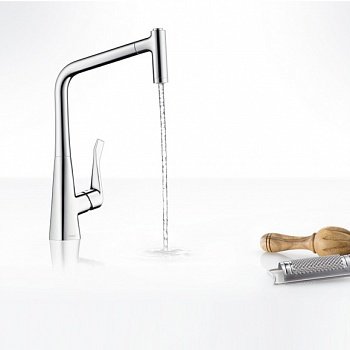 Смеситель кухонный Hansgrohe Metris (14820000) фото