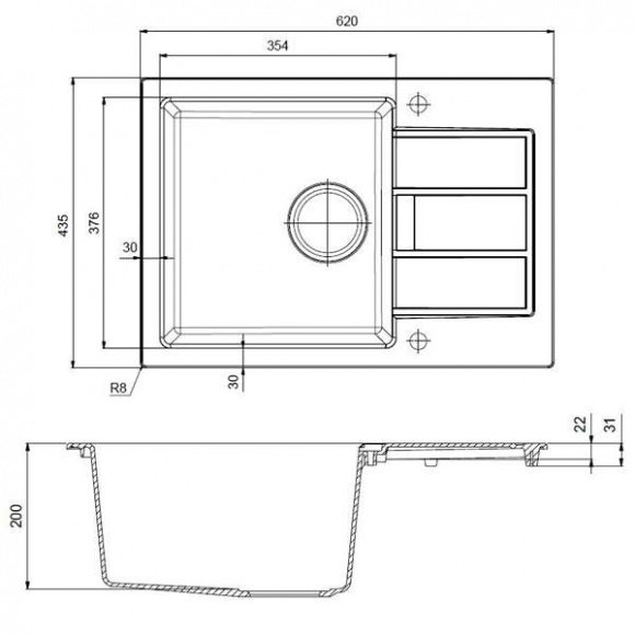 Кухонная мойка Franke SID 611-62 Slim сахара (114.0497.938)