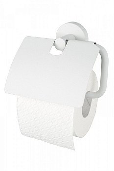 Держатель для туалетной бумаги Haceka Kosmos с крышкой белый (1142251) фото