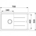 Кухонная мойка Franke BFG 611-78 миндаль (114.0306.793) 38058