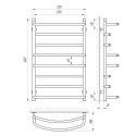 Полотенцесушитель водяной Laris Евромикс П8 500х800 (71207148) 94605